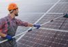 Innovador método para limpiar paneles solares sin agua Innovador método para limpiar paneles solares sin agua