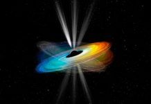 Veinte radiotelescopios confirman el giro de un agujero negro supermasivo Veinte radiotelescopios confirman el giro de un agujero negro supermasivo
