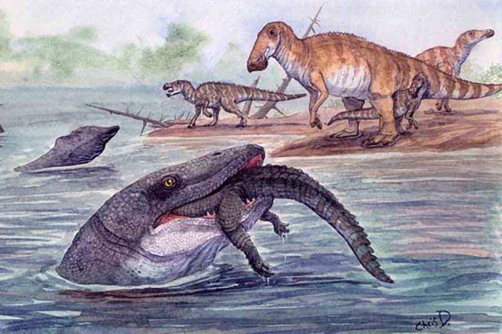 los mosasaurios pudieron vivir también en agua dulce